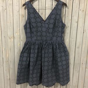 Tommy Hilfiger Navy Eyelet Dress